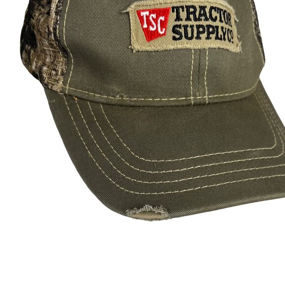 Tractor Supply Mens Hat Trucker Green Strap Back Mesh Size OS - Picture 5 of 10